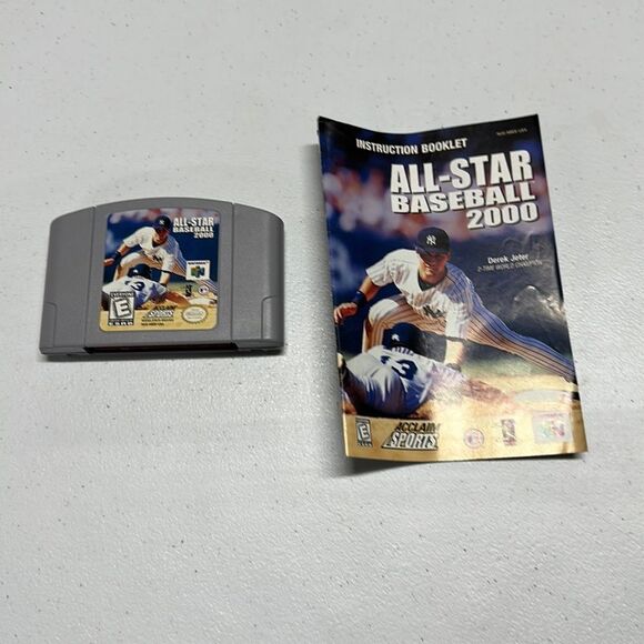 Nintendo N64 All-Star Baseball 2000 Game - Tested & Works